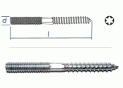 8 x 120mm Stockschrauben verzinkt (10 Stk.)