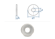 3,2mm Unterlegscheiben großer...