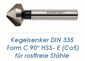 12,4mm HSS-E (Co5) Kegelsenker 90° Rundschaft DIN335C...