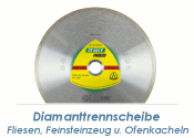 180 x 1,6mm Diamanttrennscheibe SUPRA  f. Fliesen, Feinsteinzeug u. Ofenkacheln (1 Stk.)