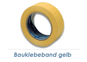 30mm Bauklebeband Mask Q gelb - 33m Rolle (1 Stk.)