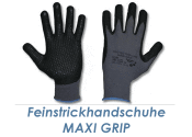Feinstrickhandschuhe Maxi Grip - Gr. 10 (XL)