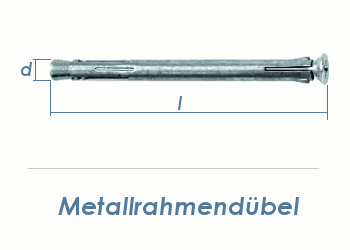10 x 182mm Metallrahmendübel (1 Stk.)