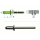3,2 x 12mm Blindniete Senkkopf Edelstahl A2 DIN 7337 (10 Stk.)