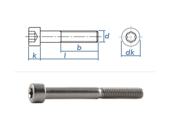 M4 x 12mm Zylinderschrauben TX ISO14579 Edelstahl A2 (10 Stk.)