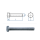 M10 x 80mm Sechskantschrauben DIN933 Vollgewinde Stahl verzinkt FKL8.8 (1 Stk.)