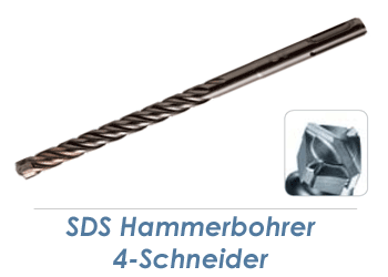 6 x 212/150mm SDS Hammerbohrer 4-Schneider (1 Stk.)