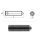 M4 x 10mm Gewindestift Spitze DIN914 Edelstahl A2 (100 Stk.)