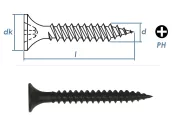 4,2 x 65mm Schnellbauschrauben Feingewinde Stahl...