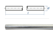 M20 x 1000mm Gewindestange DIN975 Stahl verzinkt FKL8.8...