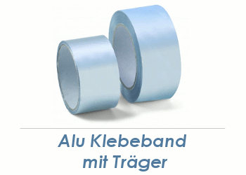 50mm Alu Klebeband mit Träger - 50m Rolle (1 Stk.)