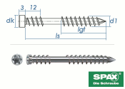 5 x 70mm SPAX Terrassenschrauben Zylinderkopf Edelstahl...