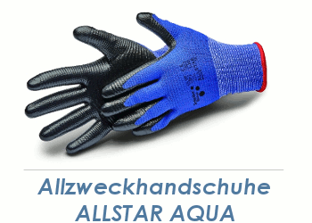 Allzweckhandschuhe Nitril Allstar Aqua schwarz Gr. 9 (L) (1 Stk.)