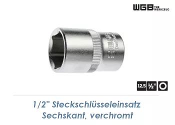 SW24 WGB Steckschlüssel mit 1/2" Antrieb verchromt (1 Stk.)
