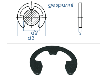 9mm Sicherungsscheibe DIN 6799  (10 Stk.)