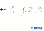 Schlitz/PH UNIOR Schraubendreherset 5-teilig mit 3K-Griff (1 Stk.)