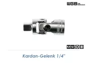 1/4" WGB Kardangelenk 509 verchromt (1 Stk.)