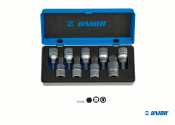 1/2" UNIOR ISK Schraubendreher Set 9-teilig 192/14...
