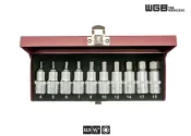 1/2" WGB ISK Steckschlüssel Set 10-teilig 3950...