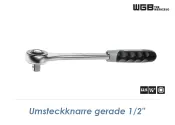 1/2" WGB Umsteckknarre 354 verchromt (1 Stk.)