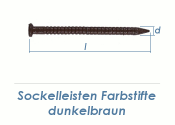 1,75 x 40mm Sockelleisten Farbstift dunkelbraun (100 Stk.)