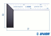 250 x 135mm UNIOR Anschlagwinkel 1263 (1 Stk.)