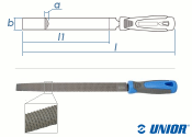 250mm UNIOR Holzraspel halbrund mit 2-K Griff (1 Stk.)