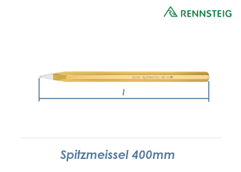 400mm RENNSTEIG Spitzmeissel  (1 Stk.)