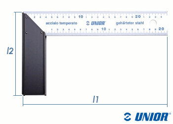 400 x 190mm UNIOR Anschlagwinkel 1263 (1 Stk.)