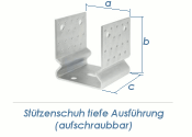 81mm U- Stützenschuh aufdübelbar - tiefe...