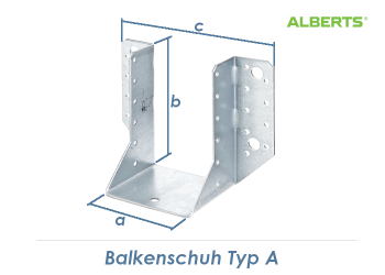 80 x 120mm Balkenschuh Aussen (1 Stk.)