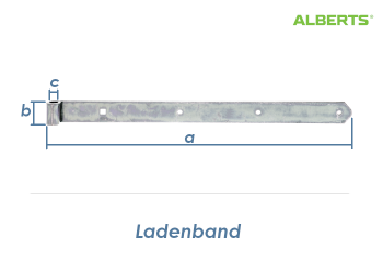 600 x 45 x 16mm Ladenband verzinkt (1 Stk.)