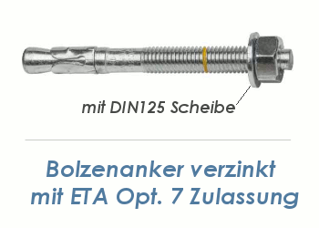 M6 x 60mm Bolzenanker verzinkt - ETA Opt. 7 (1 Stk.)