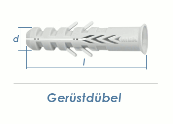 14 x 70mm Nylon Gerüstdübel (1 Stk.)