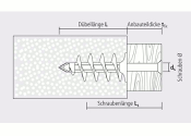 25 x 58mm Isolierdübel IPL (1 Stk.)