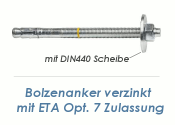M10 x 75mm Bolzenanker verzinkt - ETA Opt. 7 (1 Stk.)