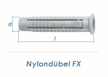 10 x 50mm Nylondübel FX (10 Stk.)