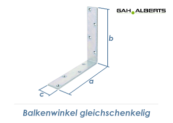 200 x 200 x 40mm Balkenwinkel verzinkt (1 Stk.)