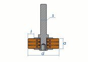 100 x 8-10 x 0,2mm Schaft-Rundbürste gewellt...