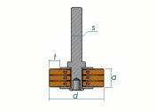 75 x 8-10 x 1,2mm Schaft-Rundbürste mit SiC...