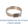 100-120mm / 12mm Band Schlauchklemmen Edelstahl A2  (1 Stk.)