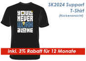 SK2024 Support Shirt Gr. XL / Schwarz --  inkl. 3% Rabatt für 12 Monate -- (1 Stk.)