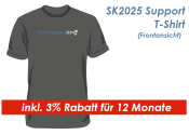 SK2025 Support Shirt Gr. XXL / Grau --  inkl. 3% Rabatt für 12 Monate -- (1 Stk.)