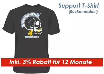 SK2026 Support Shirt Gr. M / Grau --  inkl. 3% Rabatt für 12 Monate -- (1 Stk.)