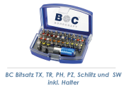 TX, PH, PZ, Schlitz, SW Bitsatz + Halter 32-teilig...