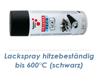 Lackspray hitzefest bis 600°C schwarz 400ml (1 Stk.)