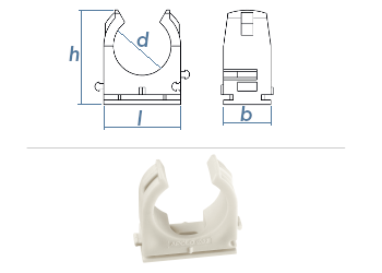 20mm Rohrclip FC (10 Stk.)