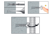 10mm Steckdübel InsertFIX schwarz (10 Stk.)