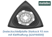 Metabo Starlock Dreieckschleifplatte 93 mm mit...