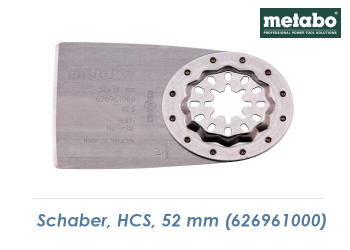 52mm Metabo Schaber Starlock für Fliesen + Teppichkleber  (1 Stk.)